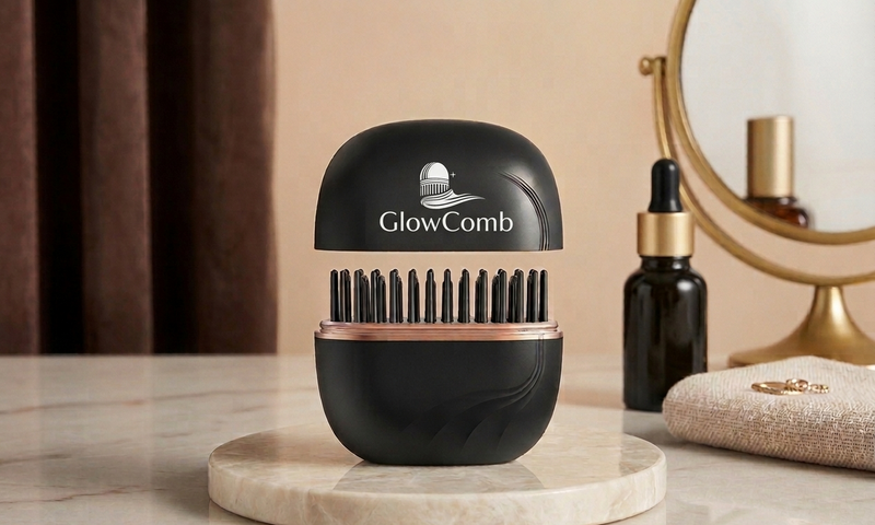 GlowComb - Wireless Hair Straightener Brush